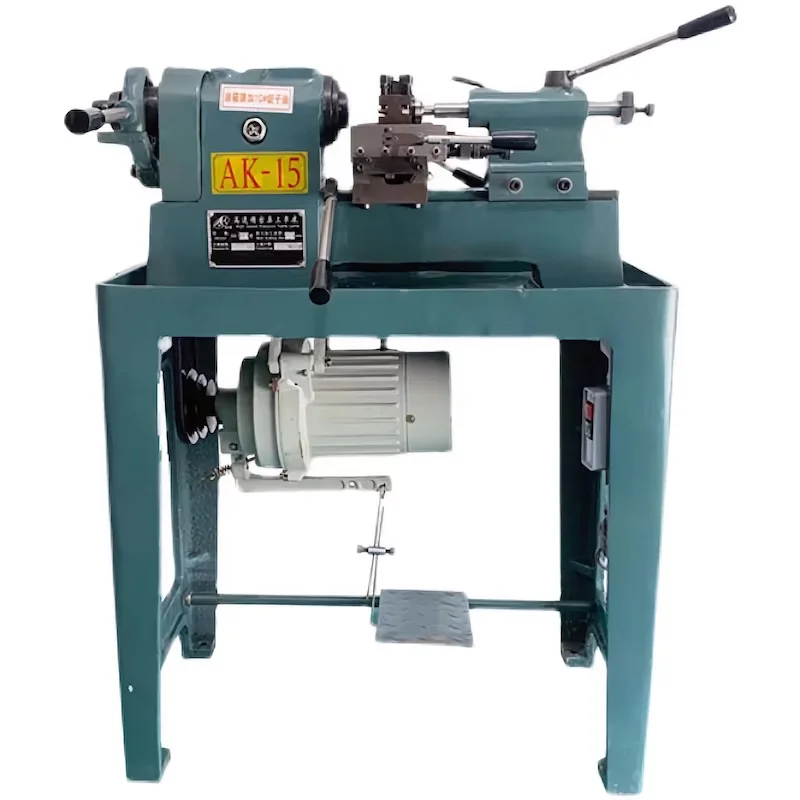 

AK-15 Industrial-grade high-precision desktop lathes, manual instrument chamfering puncher and cylindrical all-in-one machine