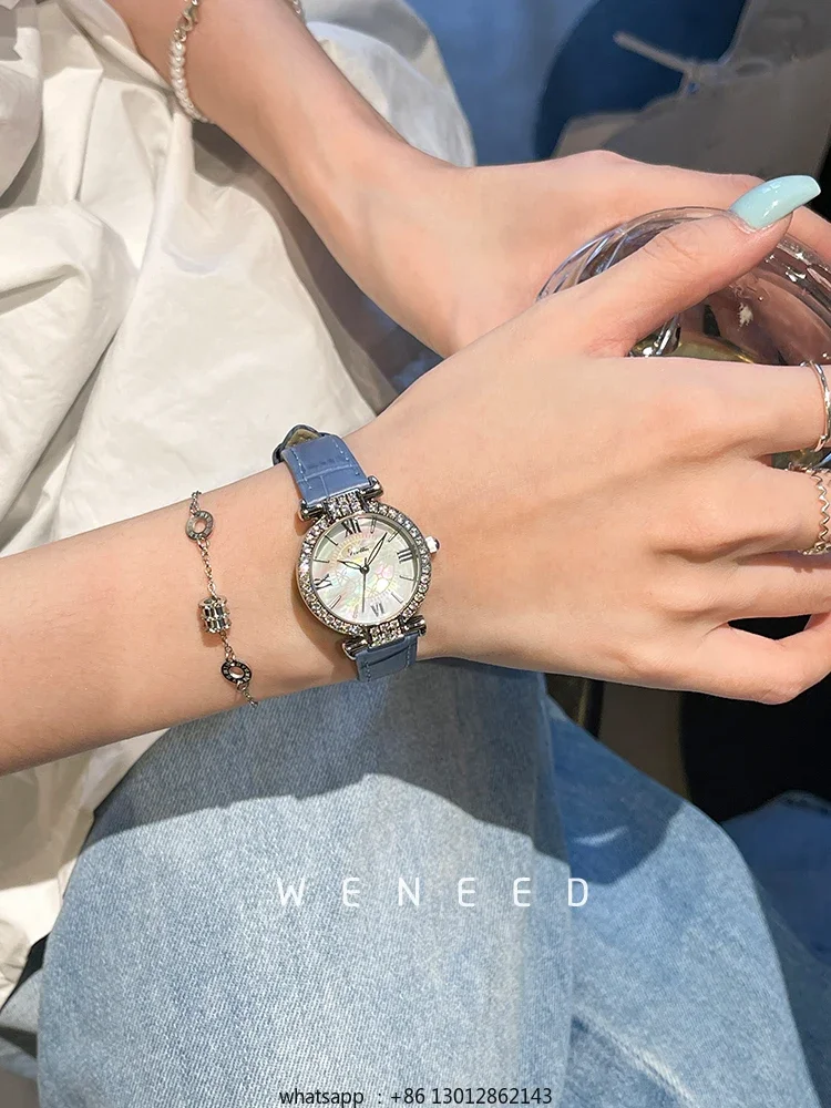 Fashion watch women's light luxury high sense versatile temperament waterproof women's watch