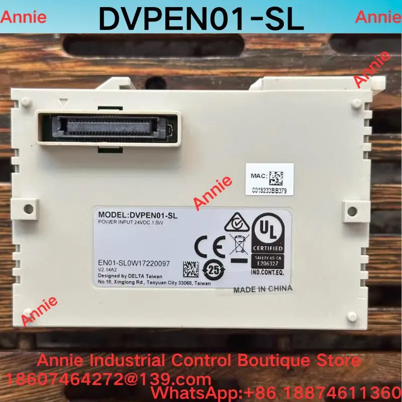 DVPEN01-SL Ethernet Communication Module Second-hand Test OK Network Communication Module for Business Use