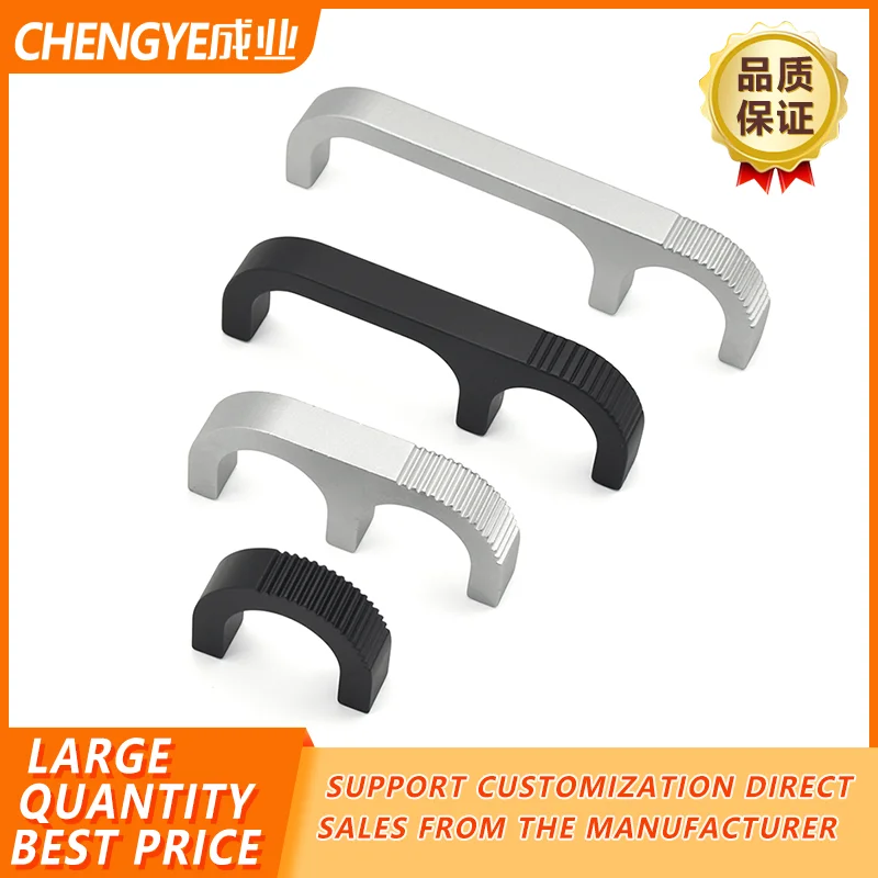 High quality aluminum handle, semi circular arch handle, 1U/2U/3U/4U chassis handle