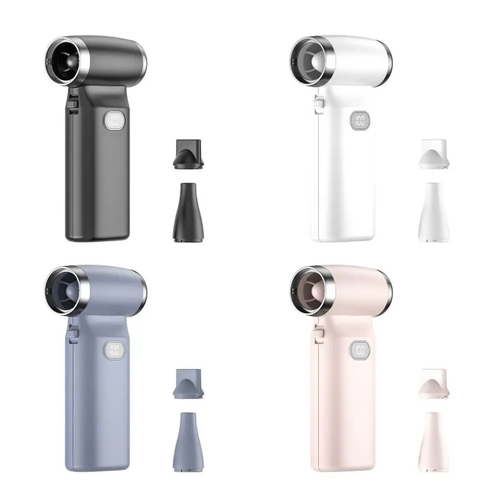 

Портативный ручной вентилятор 110000 об/мин с цифровым дисплеем ED, высокоскоростной мини-турбовентилятор, перезаряжаемый, многофункциональный