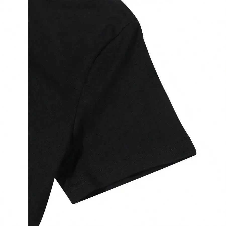 [Хлопковая футболка со стразами и черепом] Мужская футболка из дышащего хлопка — дизайн черепа со стразами, удобная посадка, круглый вырез, короткий рукав