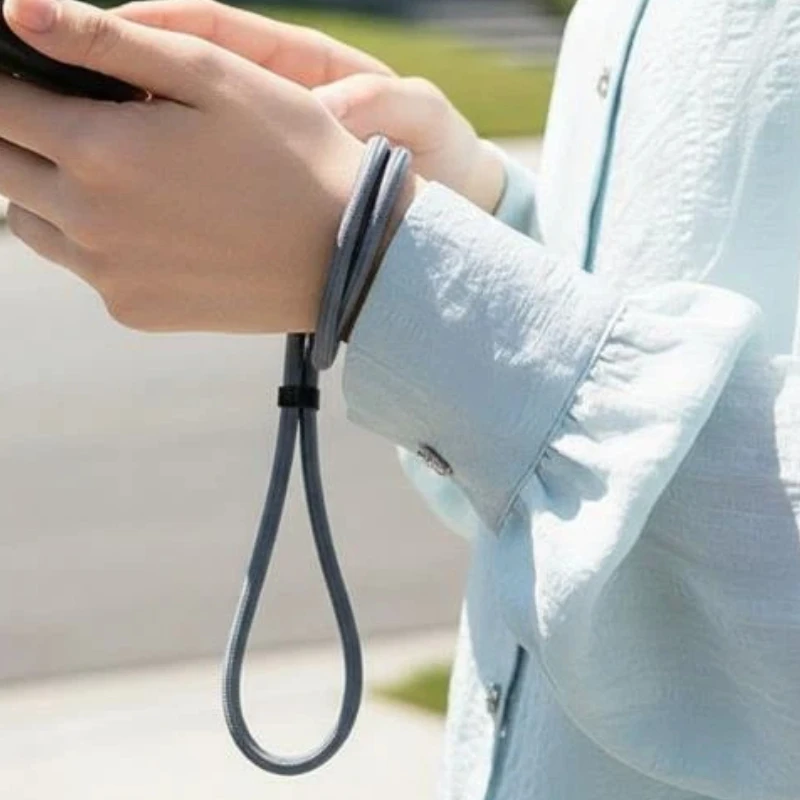 Adjustable Safety Anti‑Lost Phone Wrist Lanyard Strap with Silicone Gasket Hanging Chain Durable Anti‑Drop Phone Case Accessory
