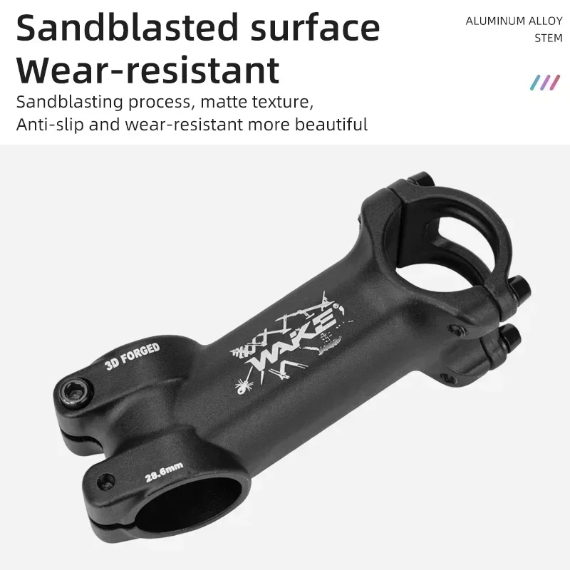 ويك الجبلية الطريق دراجة المقود الجذعية قطر 31.8 مللي متر 17 درجة 60-110 مللي متر سبائك الألومنيوم دراجة أجزاء اكسسوارات