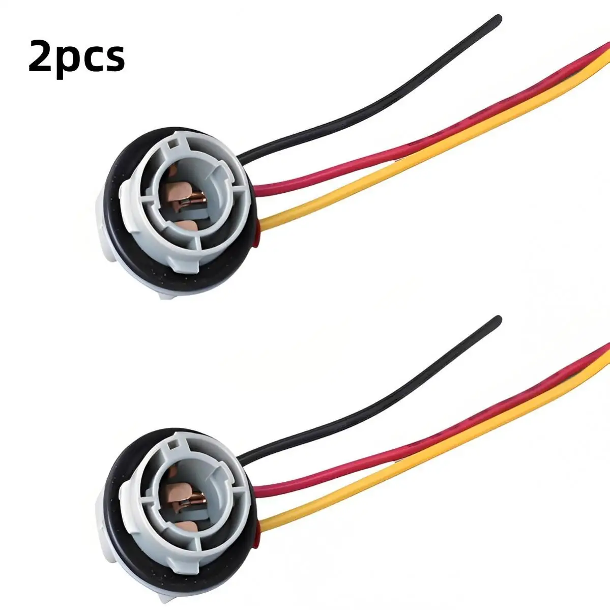Carro LED Light Adapter Harness Connector, Turn Signal Lamp, Time Running Lâmpadas, Acessórios de Extensão, 1157, 12V, 180 graus, 2Pcs
