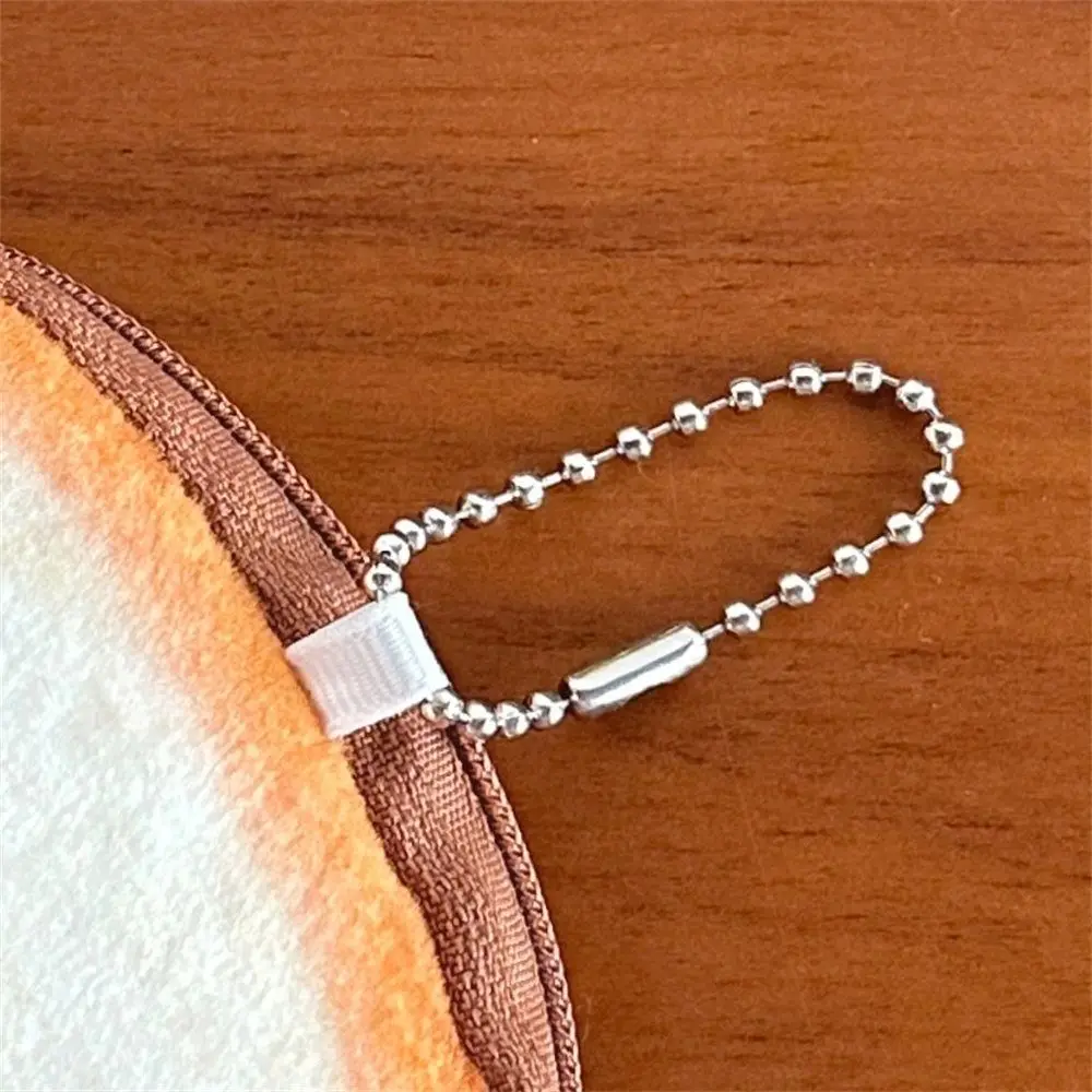 Nouveau Dessin animé Toast porte-monnaie Portable léger pièce de monnaie clé sac pain Mini sac de maquillage rouge à lèvres