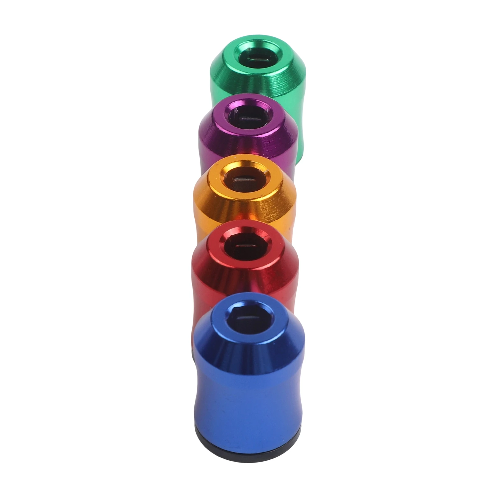 1/5 Stück 3-in-1 Schraubendreher-Kopf Magnetische Schraubenringe Aluminiumlegierung 6,35mm Schaft Schraubenbit Magnetisierer – Detail 14
