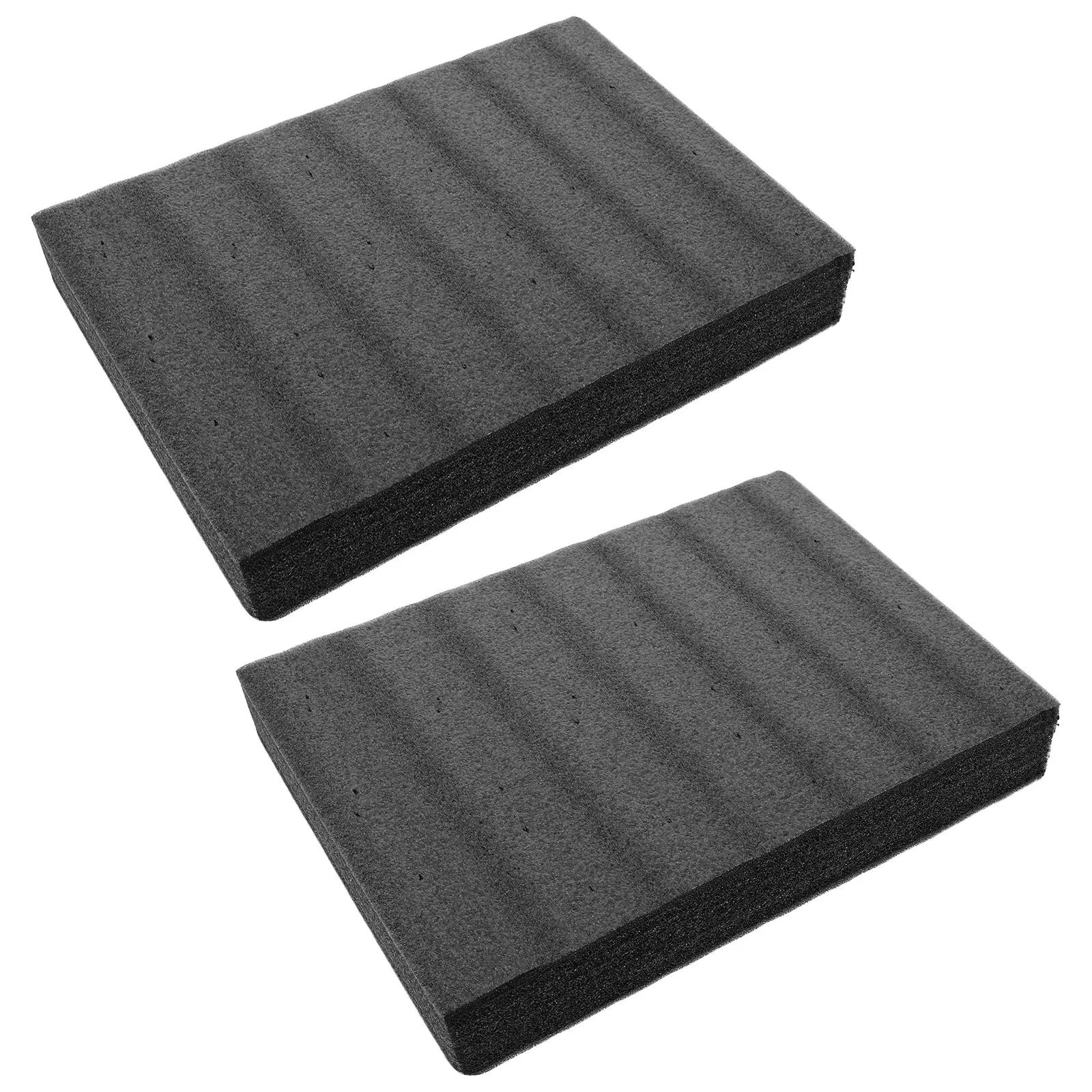 

2Pcs Foam Packing Sheets for Shipping - Black Polyethylene Foam 13.8x9.8x2in Versatile Cushion Material for Tool Drawer Liners