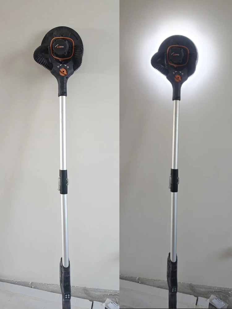 Szlifierka do płyt gipsowo-kartonowych MAXXT Brushless, składana, elektryczna szlifierka do ścian, 180, z Polski ° Obrotowe diody LED do wykończenia płyt gipsowo-kartonowych