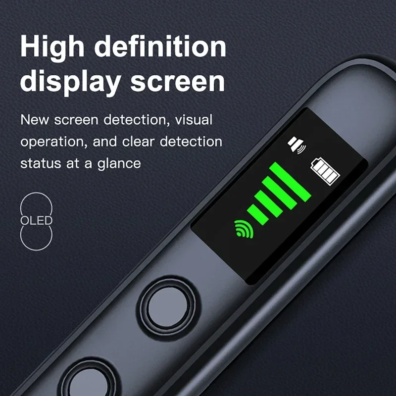 Hidden Camera Detector Anti-Sneak Photography Anti-Eavesdropping Anti-Tracking Infrared GPS Signal Detector Security Protection