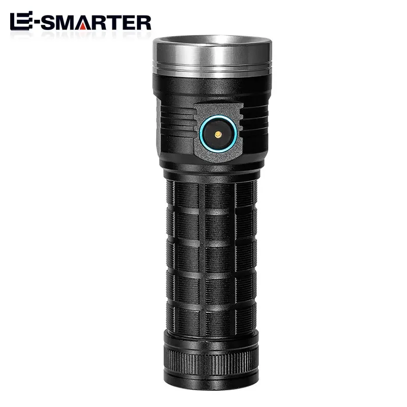 Super Bright 8LED Flashlight Outdoor Emergency Torch 5 Lighting Modes Rechargeable Hiking Camping Tactical Flashlight 4000 Lumen