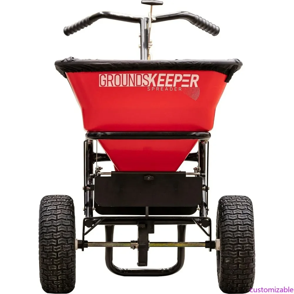 

Профессиональный всесезонный ручной разбрасыватель, грузоподъемность 100 фунтов, подходит для распределения семян и удобрений