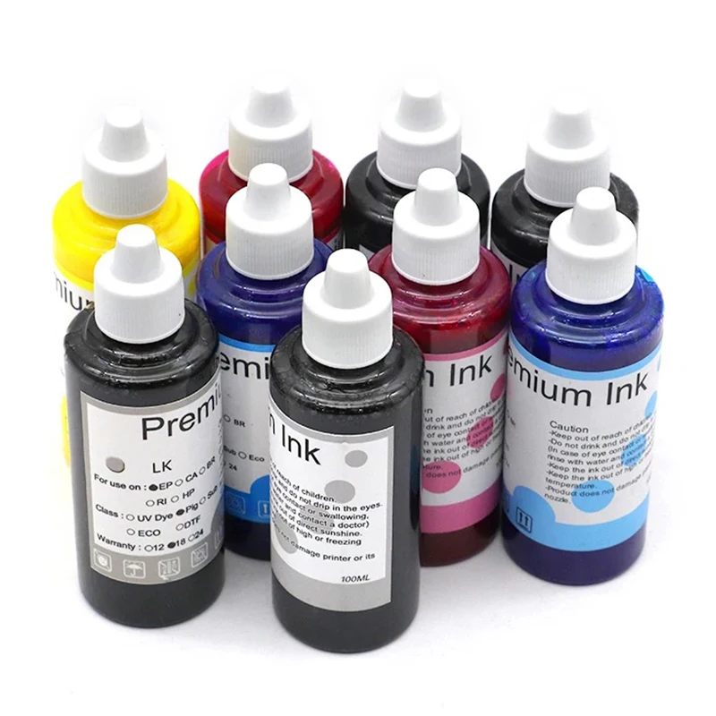 Imagem -04 - Tinta de Pigmento Universal para Impressora Epson Cores pi P600 P608 P800 P808 3800 3880 3890 100ml por Garrafa 1pc