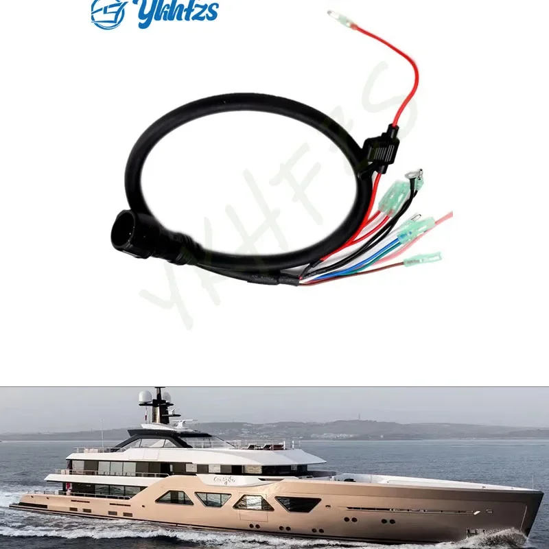 61T-82590-00 Wire Harness Assembly (7pin) for Yamaha Outboard Engine Parts 2T 25HP 30HP 40HP 60HP 689-82590-11