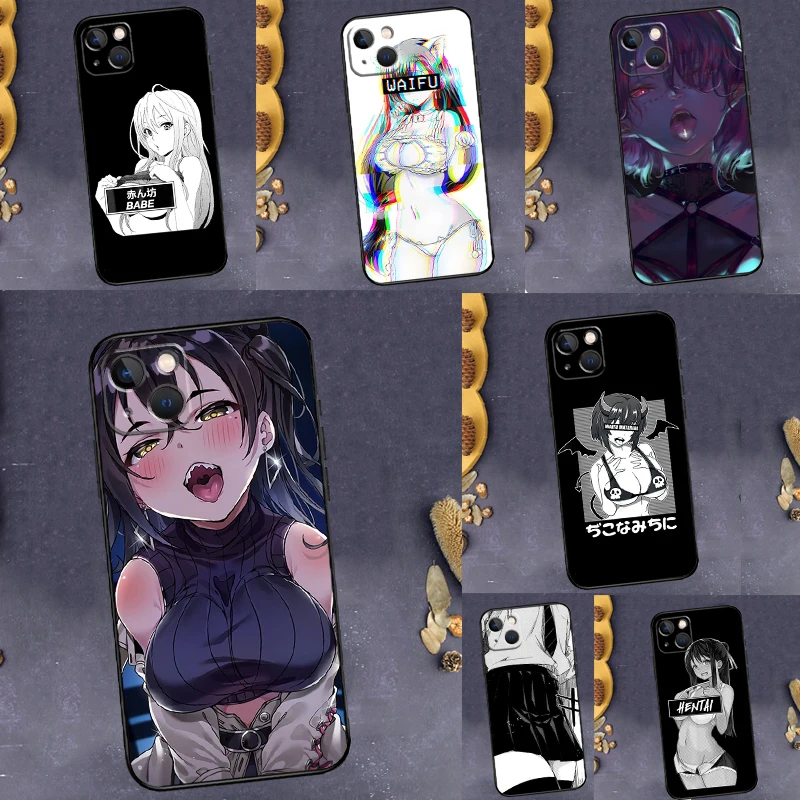 

Стильный чехол с аниме-девушкой для Xiaomi 13T 14T 15T 14 15 Ultra 17 Pro Max POCO F8 Ultra X7 X5 X6 F5 F6 F7 Pro