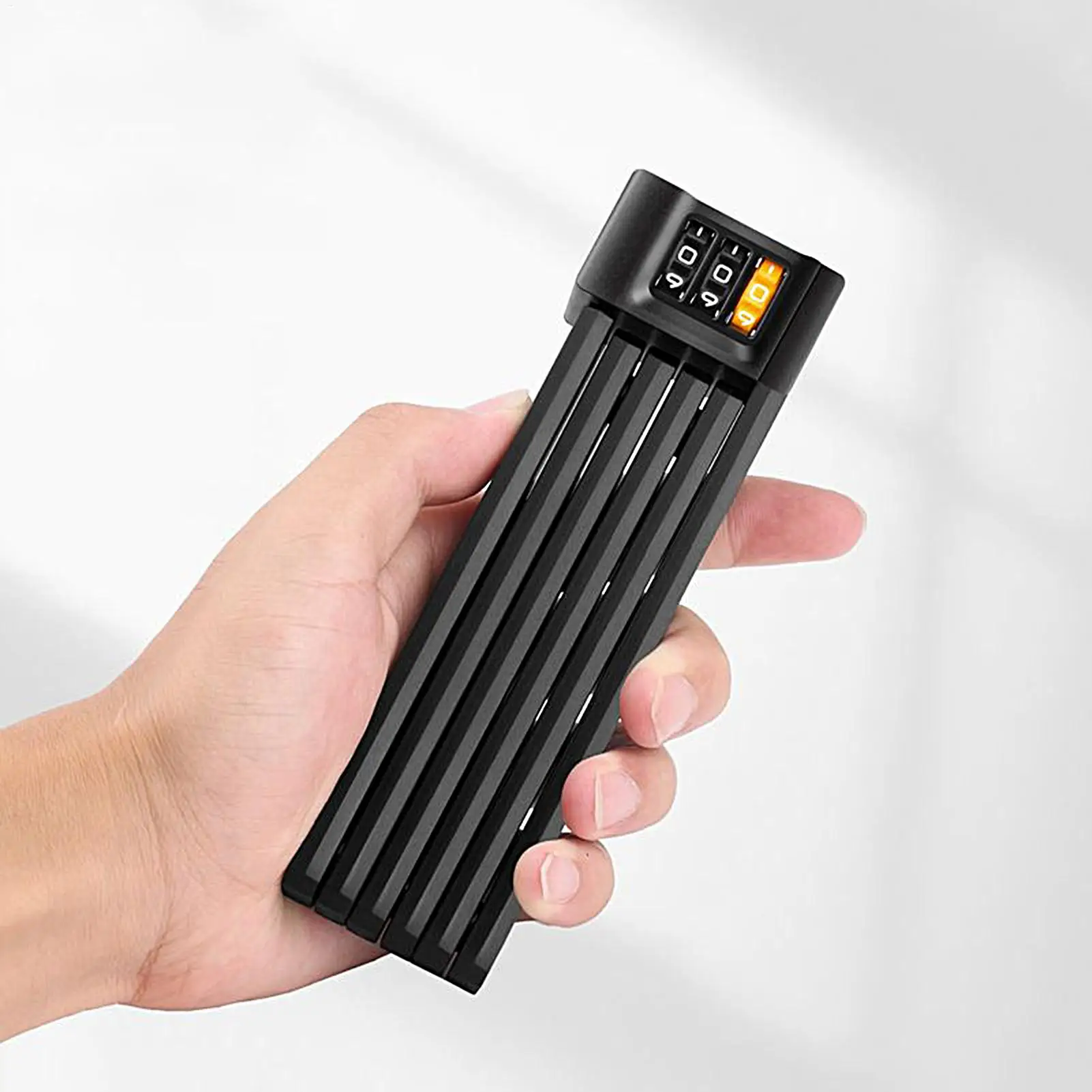 

Противоугонный складной велосипедный замок, 3-значные велосипедные замки с паролем и держателем, складная комбинация велосипедов, безопасная защита, аксессуары для велосипеда