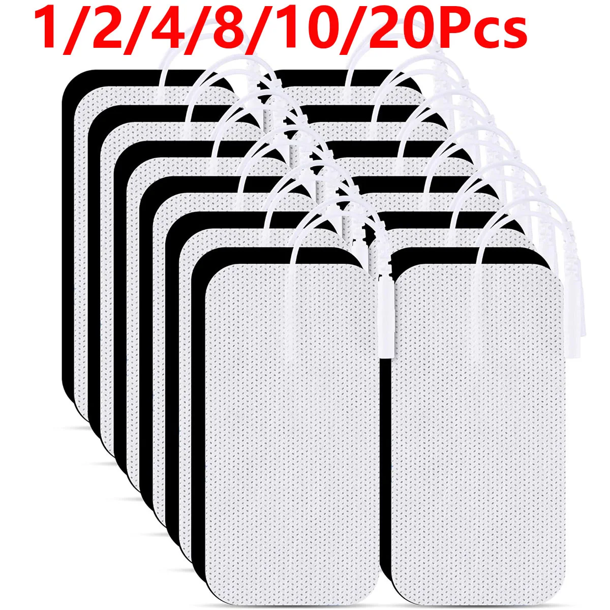 

1/2/4/8/10/20Pcs 5*9cm Electrode Pads Large Unit Replacement Pads Muscle Stimulator For Tens Electric Body Massager Accessories