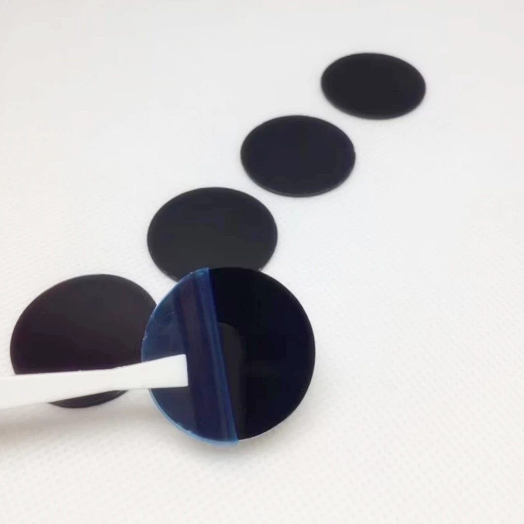 800-2500 nm IR Filter High Transmit Visible Light Cut-off Black Optical Glass Lens 4.9-40mm for DIY Infrared Monitor Camera