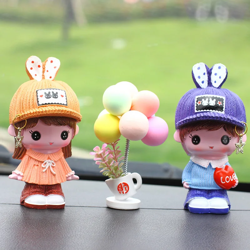 Cartoon Color Soft Shaking Head Advertising Balloon Decoration Car Accessories Car Decoration Auto Accessories Gifts For Girls