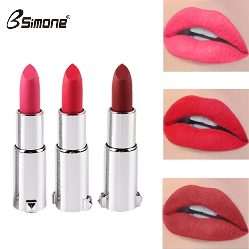

SWEET, SMOOTH, Mirror Russet Lipstick Moisturizing Lips Tint Nature Nude Lip Makeup Cosmetics, Silky, Red lipstick