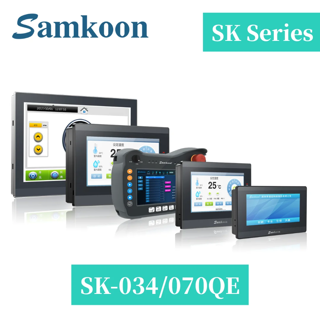 

Samkoon HMI SK-QE Series | Touch screen | Panel | Display | RS485 | 7inch 4.3inch | USB | SKTOOL