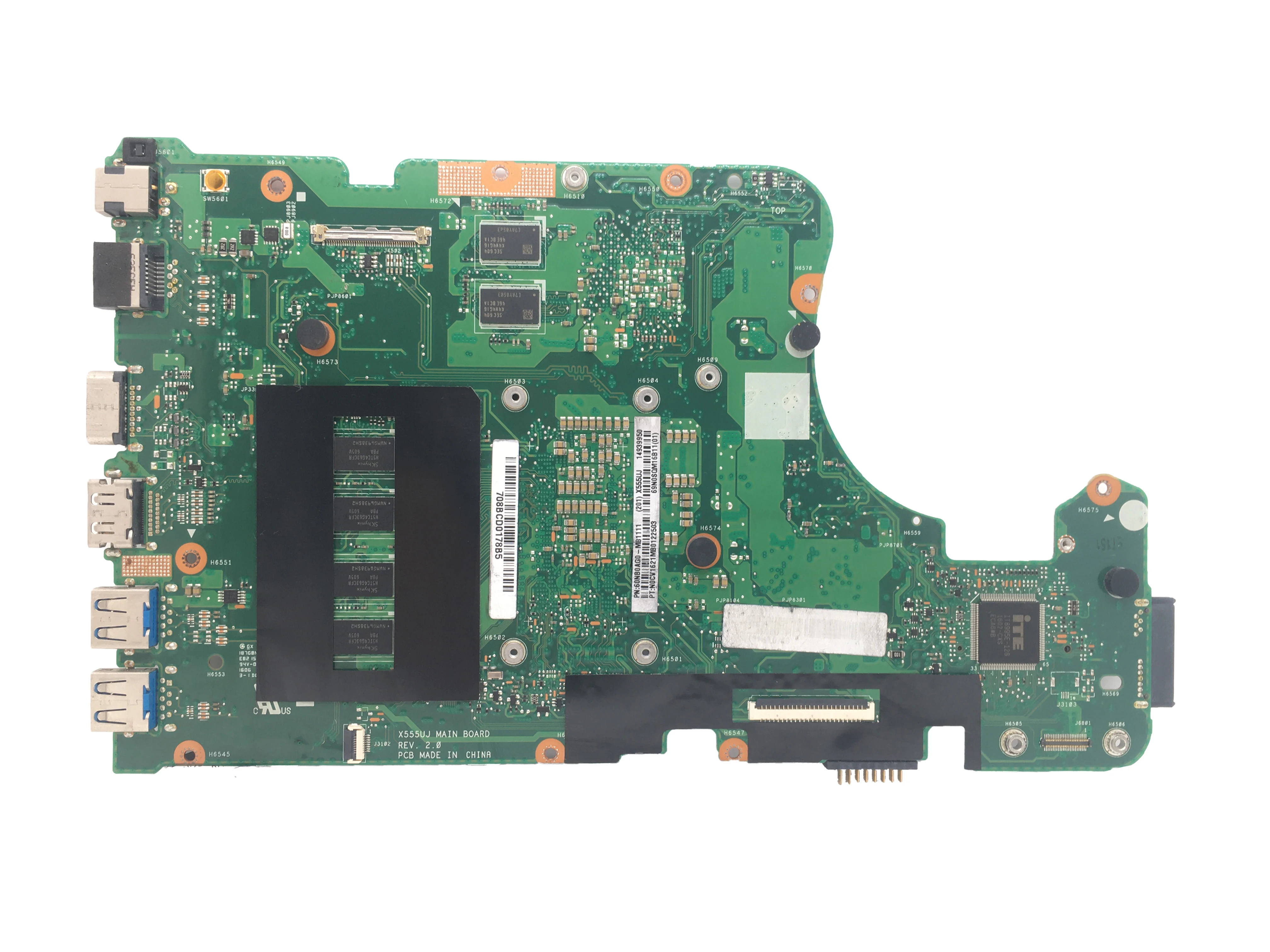 Moederbord A555uj A555ua A555ub F555ua F555ub F555ub F555uj X555uj K555ub K555ub K555ua X555uf X555ua X555ub Dx992u Laptop Moederbord