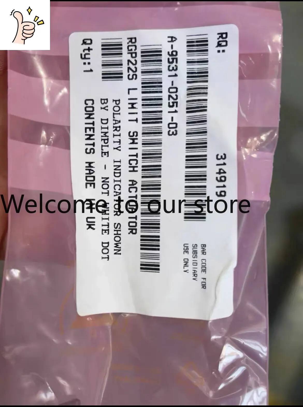 Renishaw Reading Head Zero Switch RGP22S-9531-0251-03 Limit Switch Brand New Original Genuine