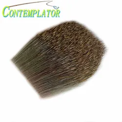 5cm * 5cm 1 pz/2 pz capelli di cervo materiali per la costruzione di mosche per Bass mosche morbido conciato cervo corpo capelli alce Caddis materiali