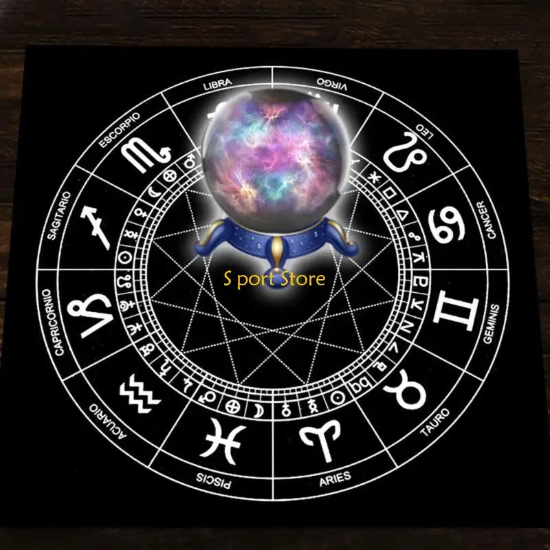 

U2JB Altar Tarot Table Cloth Divination Tarot Card Tablecloth Table Cover Decorations