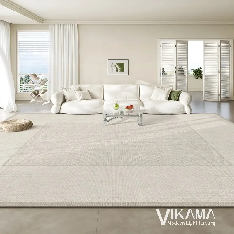VIKA Nordic Japan South Korea Advanced Cream Upgraded Material Living Room Bedroom Kitchen Bathroom Thickening Carpet Mat Rug