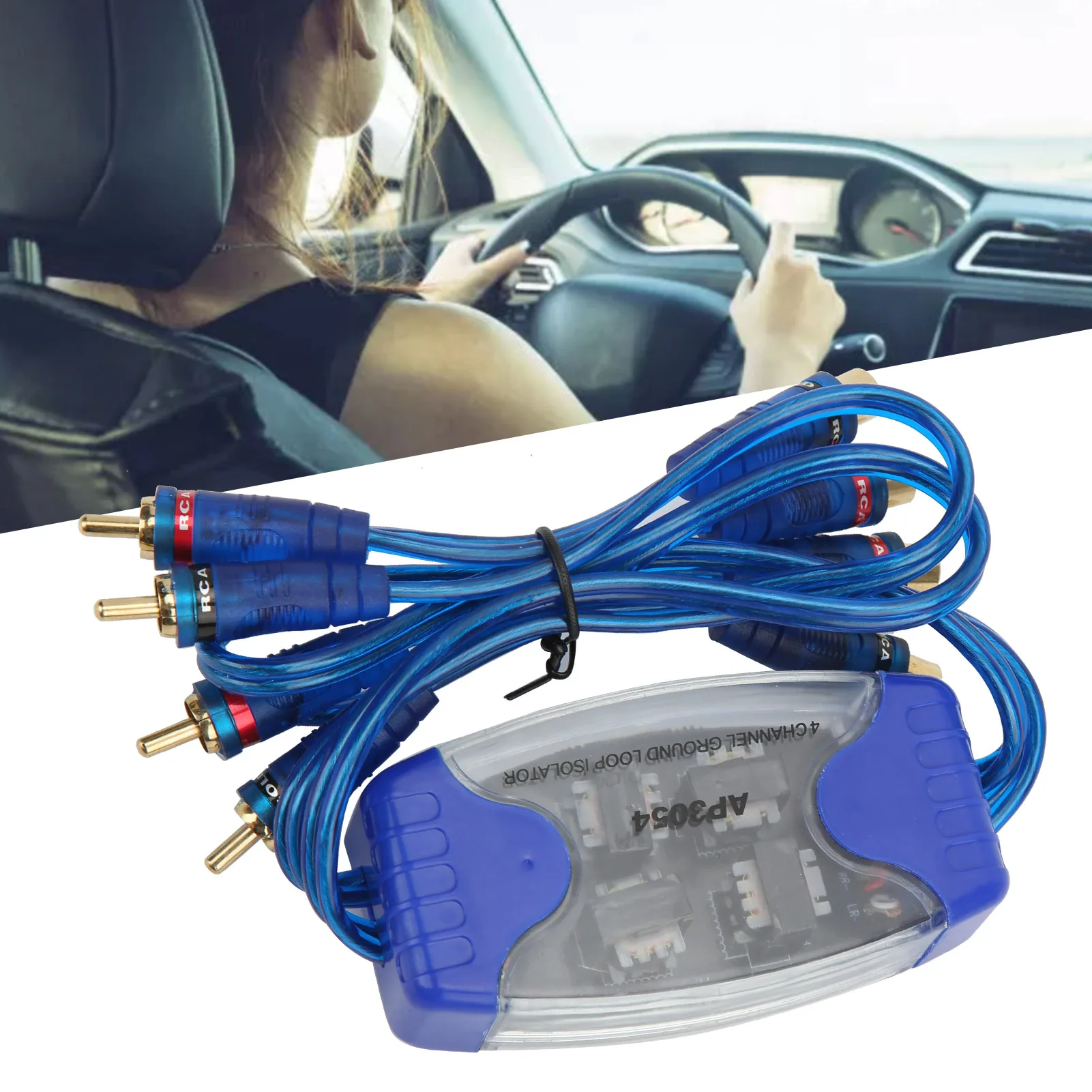 Ground Loop Isolator Ground Loop Corrosion  4 Channel  Noise Filter Noise Reduction Practical for Automotive