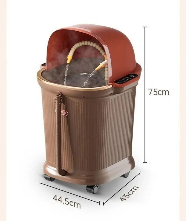 Customizable High-depth Bucket Automatic Heating Constant Temperature Household Electric Massage Tub and High Foot