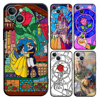 Disney Beauty and the Beast Phone Case for iPhone 13 15 Pro 11 Pro Max XR 14 Plus 8 12 Mini XS X 7 6s SE Cover Silicone