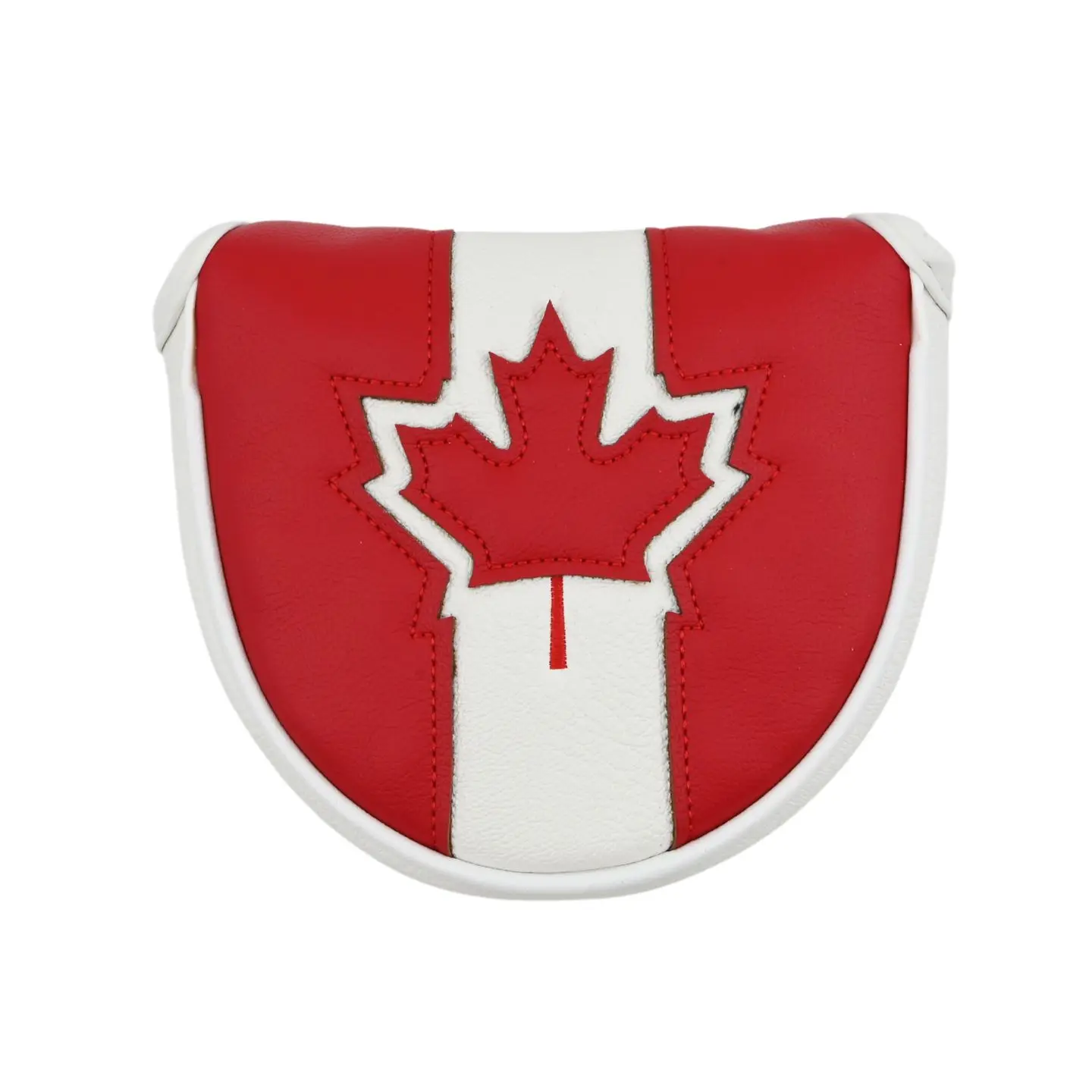 1pc 'LEAF' Pattern Blade Putter Head Cover, Putter Head Cover Blade, Magnetic Closure Blade Putter, Mid Mallet Putter Cover