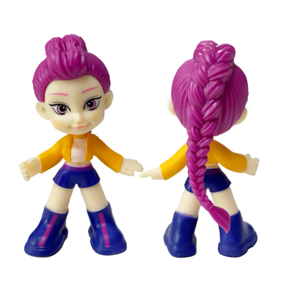 جديد الساحرة الصيادة مربع رومي زوي ميرا أنيمي بولي فينيل كلوريد مجموعة شخصيات سطح المكتب الحلي الأطفال الكبار هدية السنة الجديدة #4