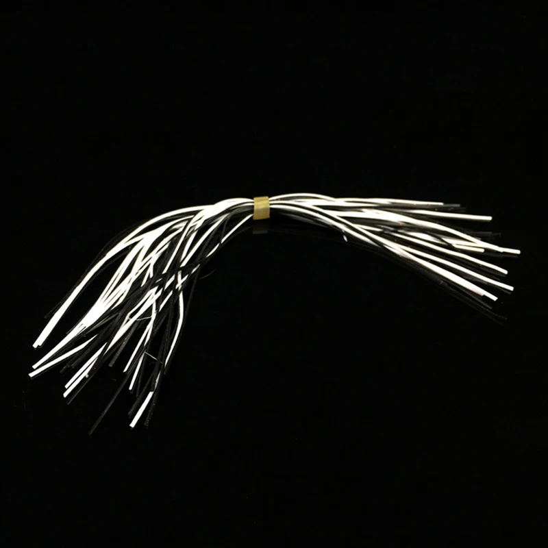 5 pakietów 13cm wędkarskie spódniczki silikonowe do przynęty typu Spinnerbait Buzzbait gumowe przynęty jigowe spódniczki kalmarowe materiał do wiązania muchowego akcesoria — zdjęcie 7