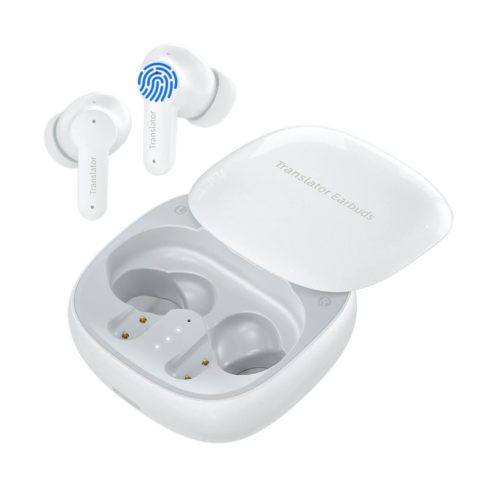 

Wooask M3 Translator Earbuds, Bidirectional Instant Voice Translator Earphones,144 Languages with 11 Offline Packs, for Travel