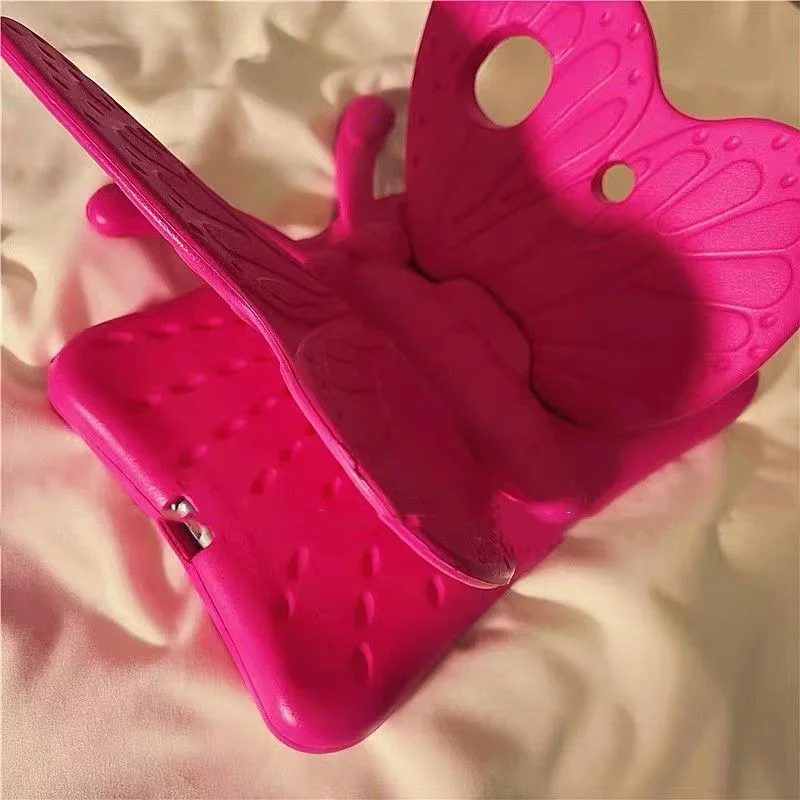 Farfalla creativa del fumetto adatta per la copertura protettiva dell'ipad, silicone.