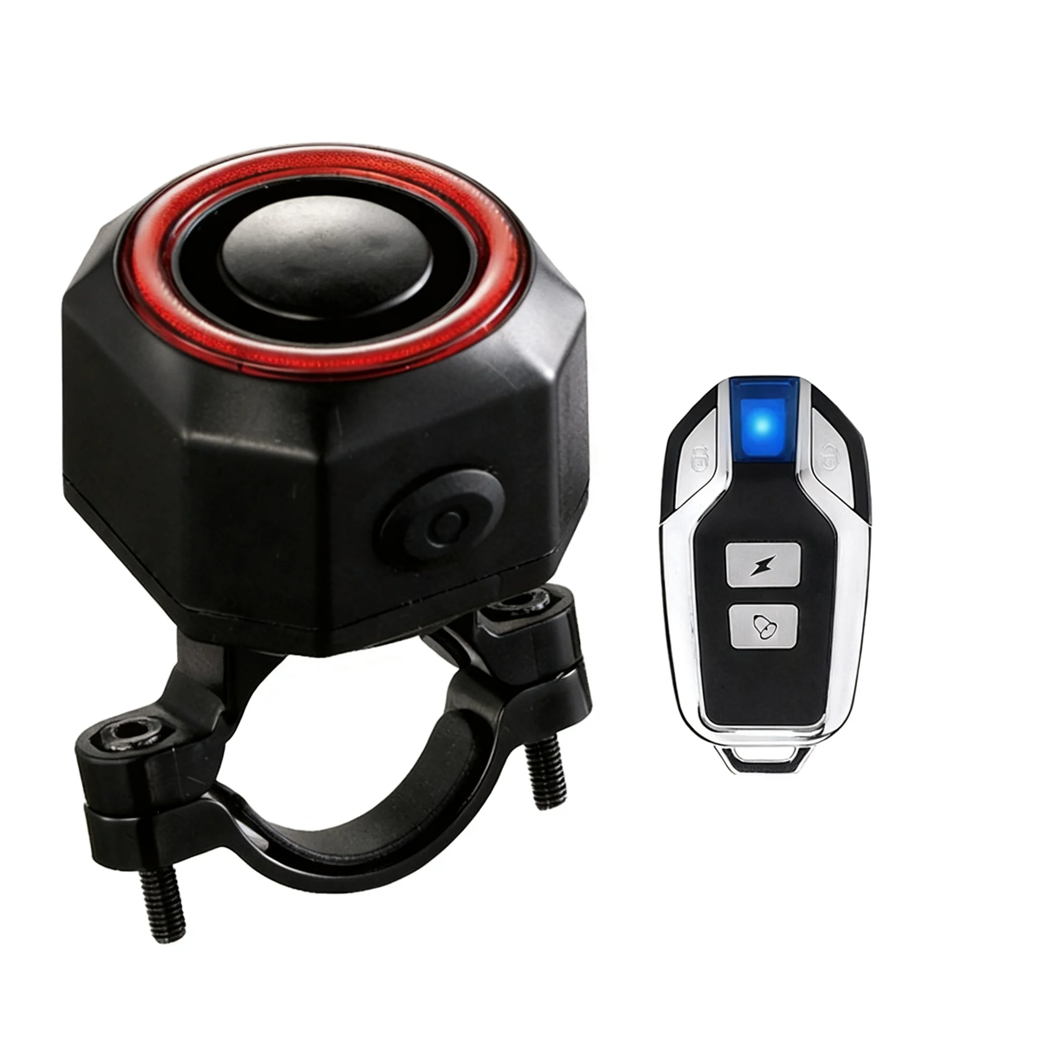 Bike Horn Anti Theft Bike Alarm Waterproof Compact Easy To Install High Visibility Electric