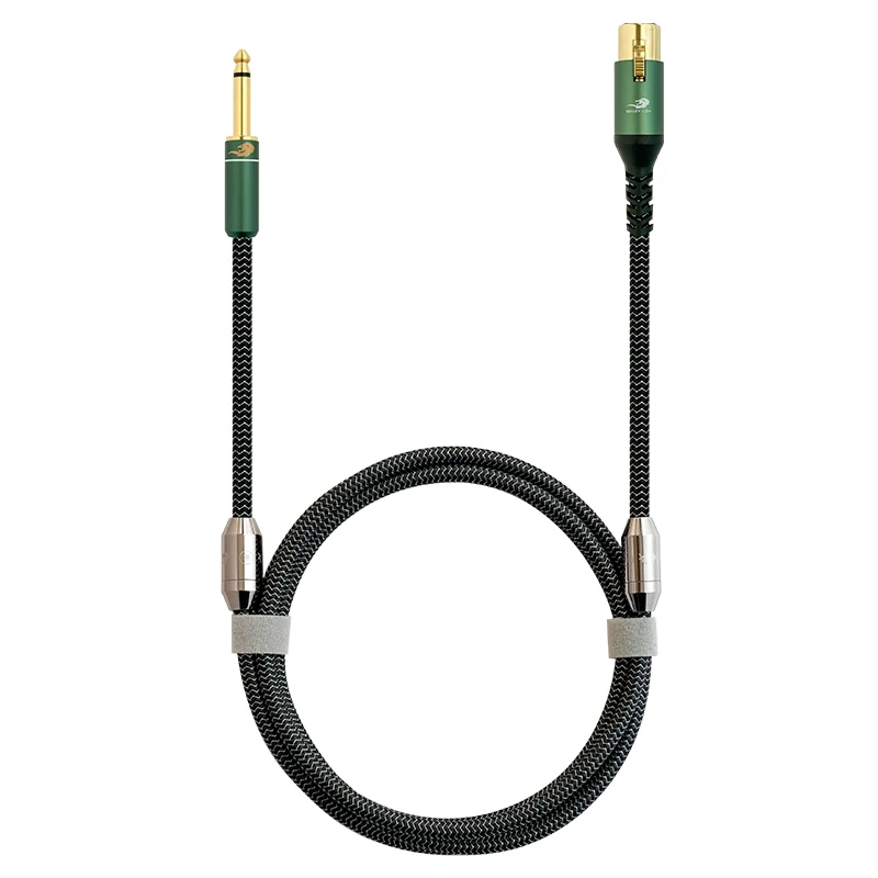 XLR to 6.35mm Audio Cable Microphone Balanced Analog Audio Cord for Electronic Guitar Mixer Amplifiers AUX 6.5mm to XLR Female