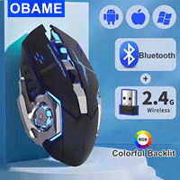 Rechargeable Wireless Mouse Gaming Computer Silent Bluetooth Mouse USB Mechanical E-Sports Backlight PC Gamer Mouse For Computer
