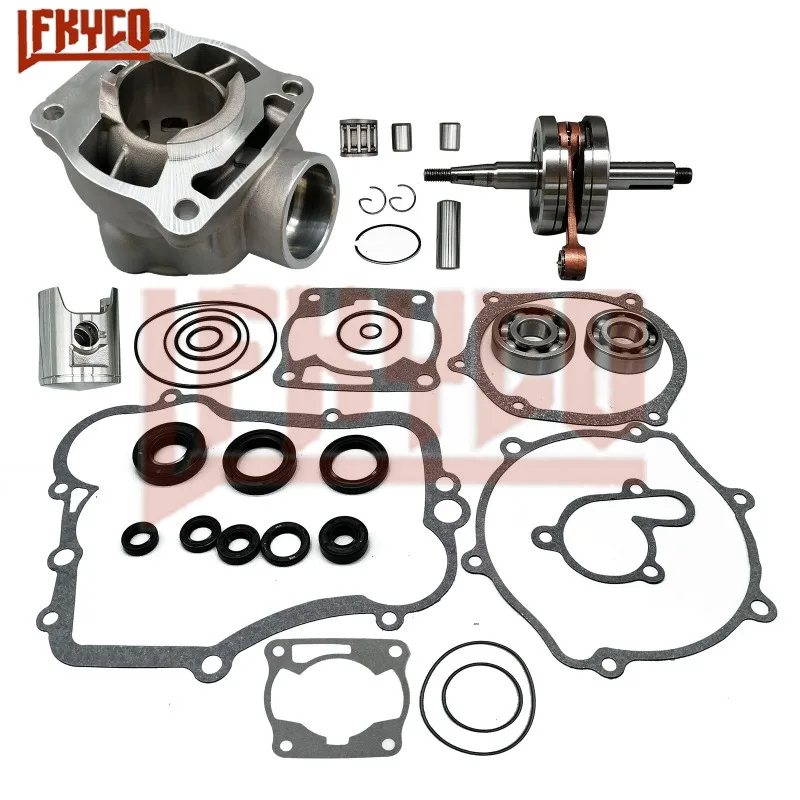 

Motorcycle Accessory 47.5mm Engine Parts Cylinder Crank Gasket Rebuild Kit 85CC Motor for Yamaha YZ85 YZ 85 Crankshaft Motoblock