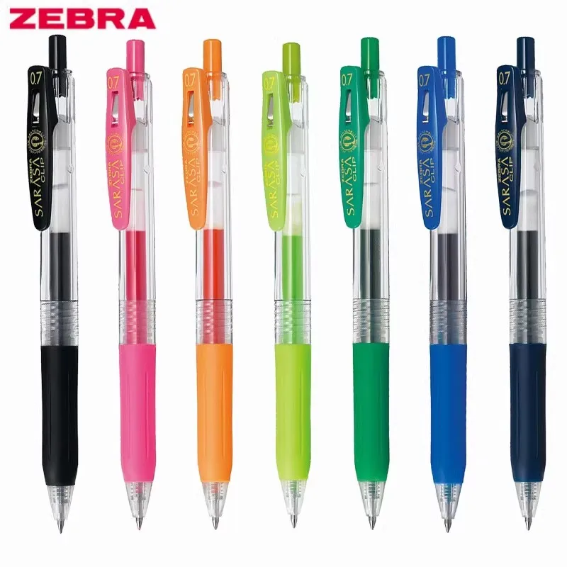 

1pcs ZEBRA Sarasa Clip Color Gel Pen JJB15 Quick-dry Smooth Hand Account Stationery Kawaii School Supplies Pens for Writing