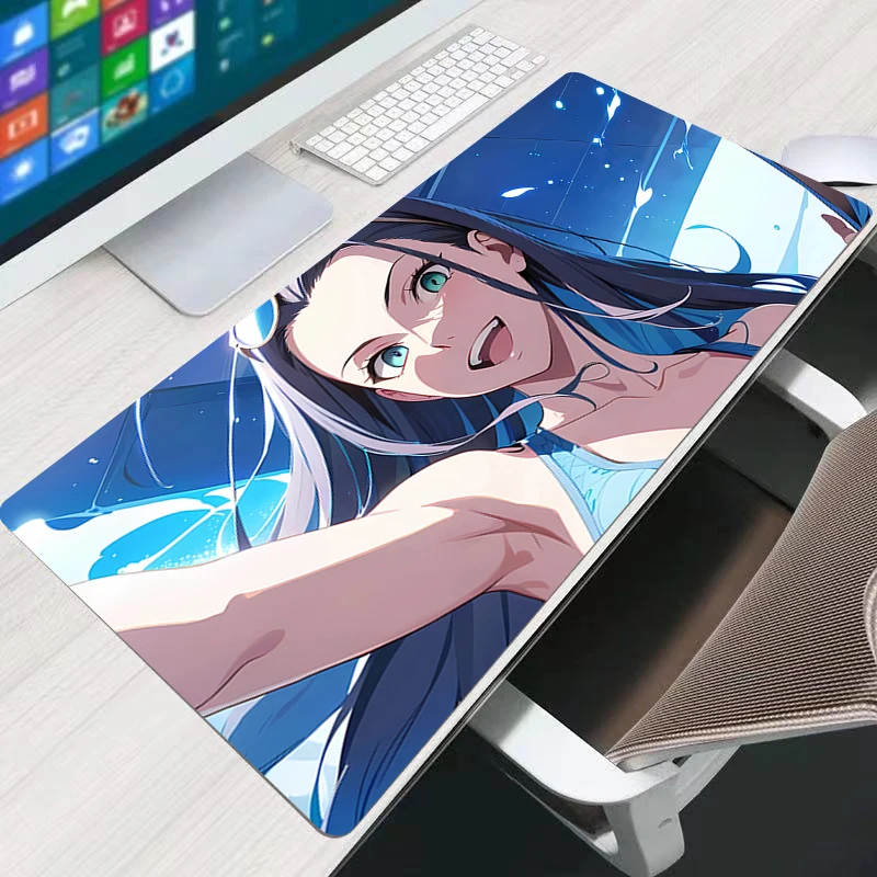 Mouse Pad Kawaii one piece Robin Gaming HD Print Accessories Notbook Computer Speed Mini Pc Gamer Keyboard Pad Desk Mat Mousepad