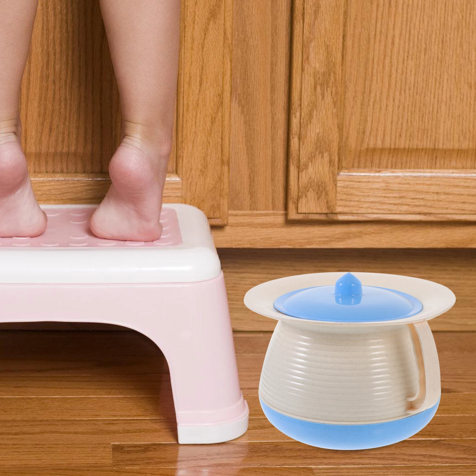 

Plastic Urine Bucket Spittoon Portable Chamber Pot Lid Sealed Odor Isolation Reusable Home Bedside Bedpan Toilet Adult Children