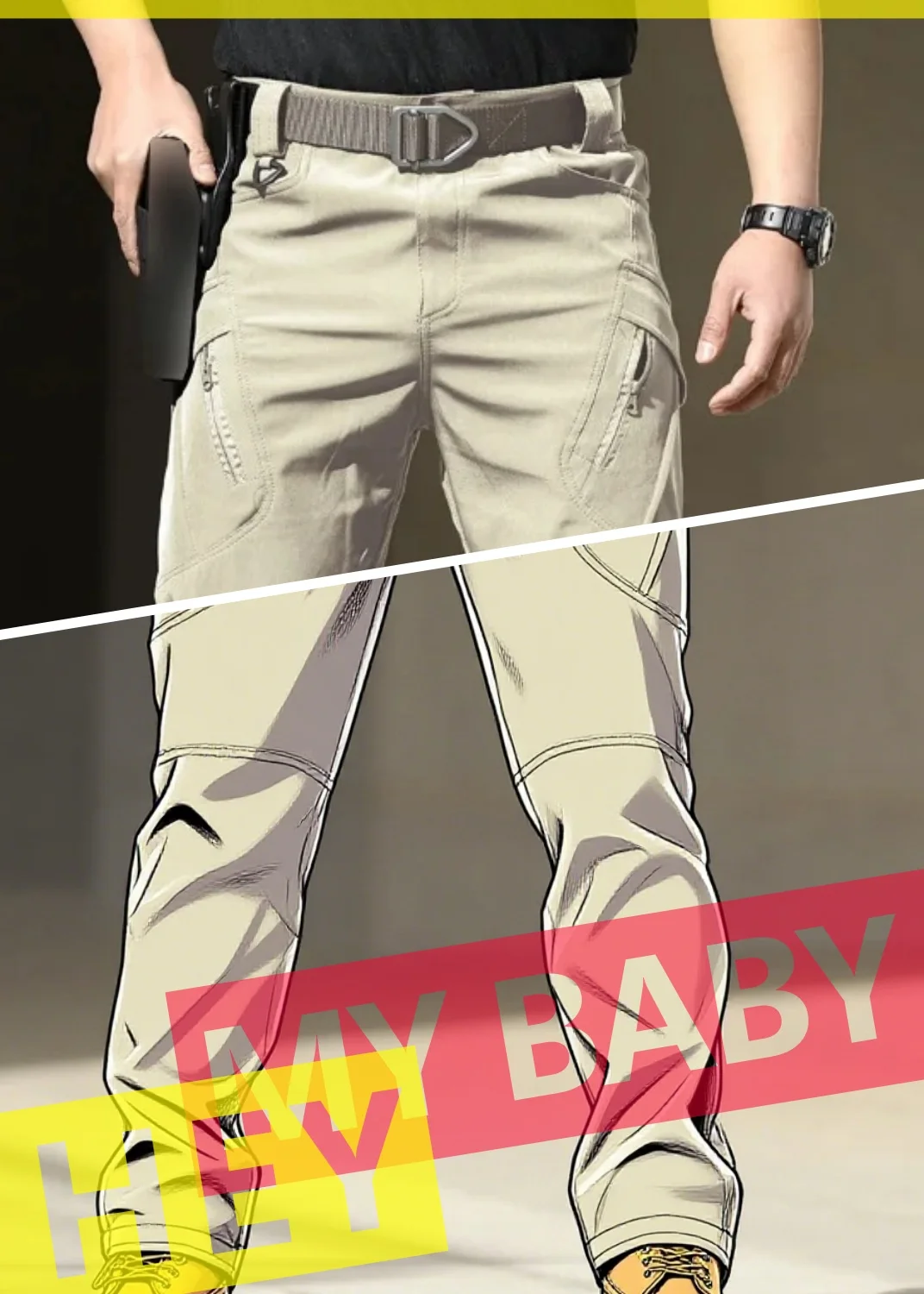 

2025 Tactical Cargo Pants Men Outdoor Waterproof SWAT Combat Military Camouflage Trousers Casual Multi Pocket Male Work Joggers
