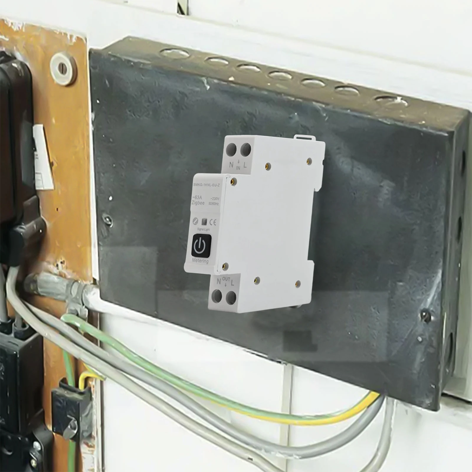 For Zigbee Circuit Breaker for Tuya Integration For Din Rail Mounting Real-Time Status Updates and Timer-Based Automation