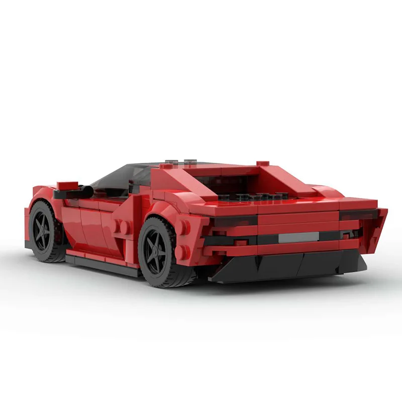 MOC-compatible LEGOs Ferraris296 GTB Puzzle Building Block Toy, a creative car model, is an ideal holiday gift toy for both boys