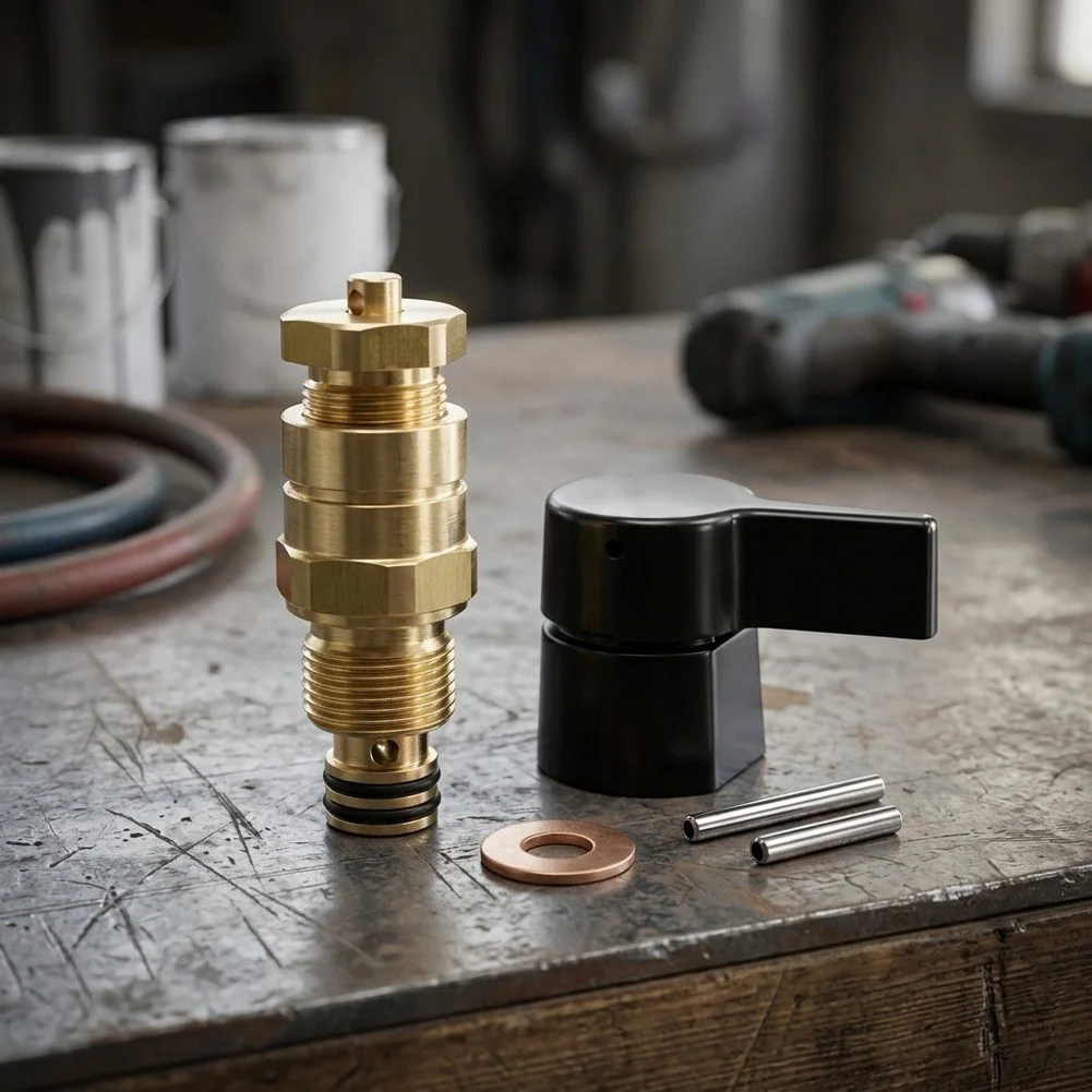 Brass Pressure Relief Valve for 440540640740 Sprayers Designed to Protect Equipment During High Pressure Operation