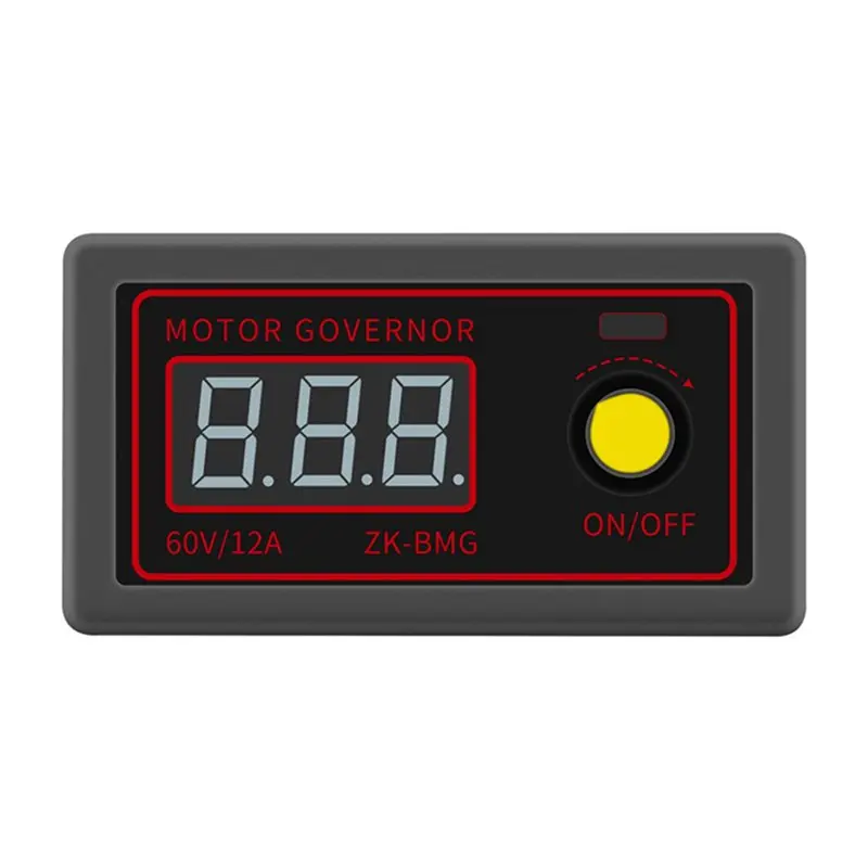 3X PWM DC Motor Speed Controller Motor Fan Controller With Display Motor Controller 9-60V/12A /500W